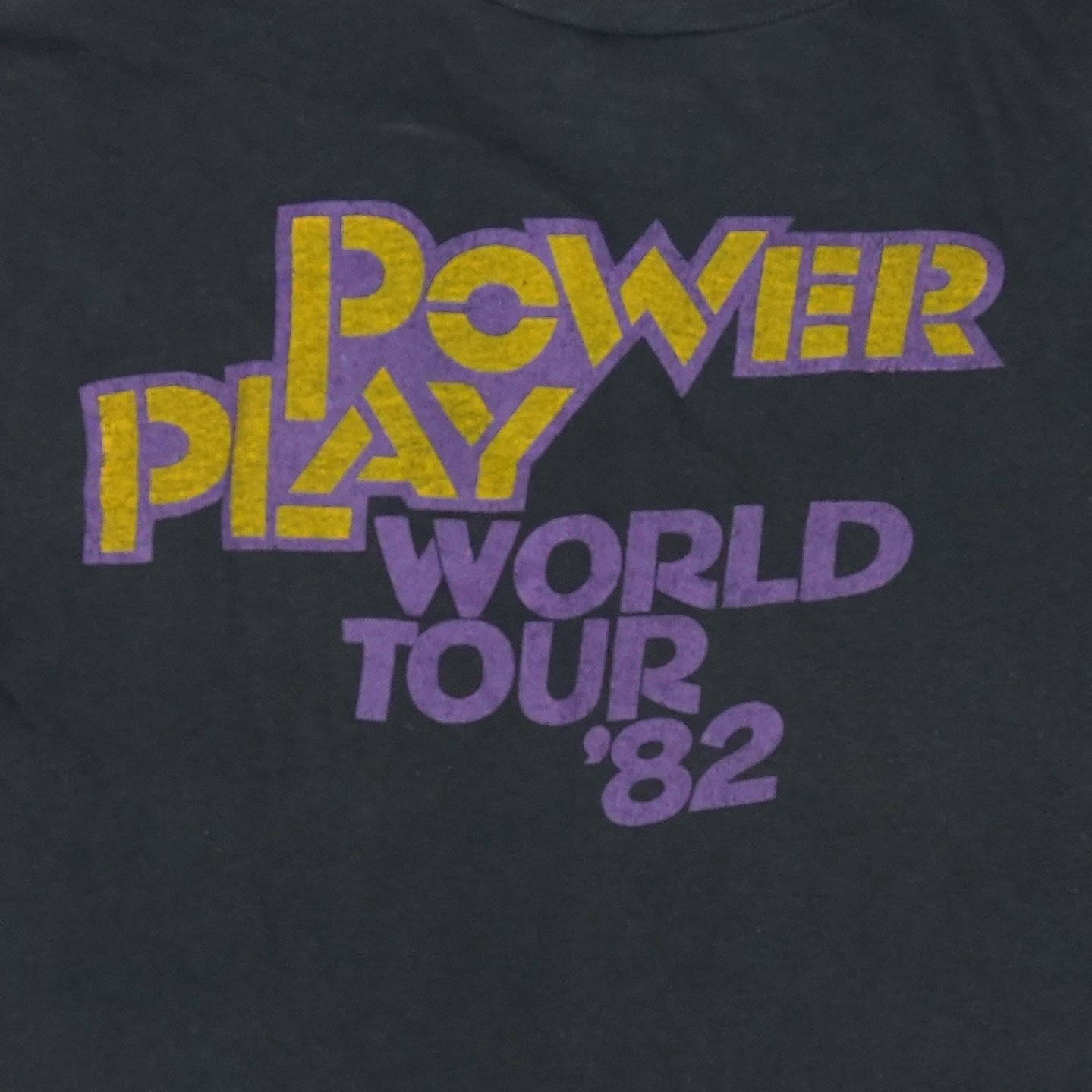 1982 April Wine Power Play World Tour Shirt | Authentic Vintage