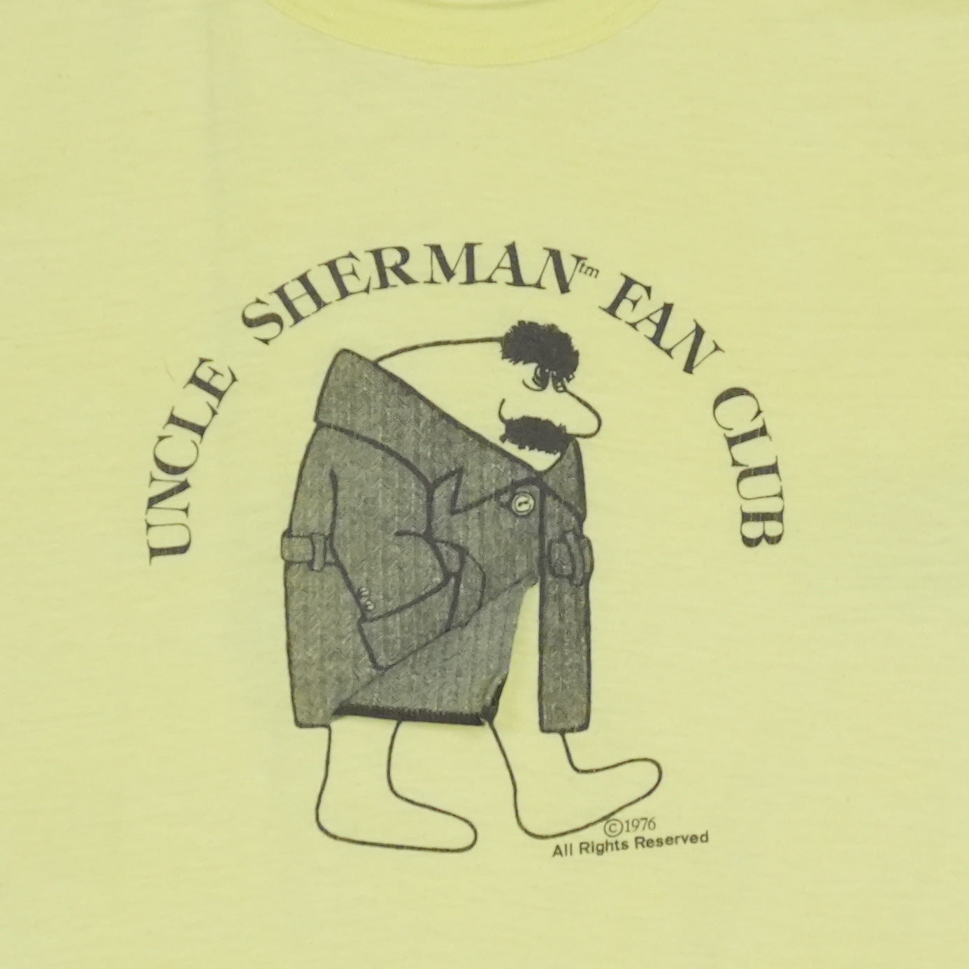 1976 Uncle Sherman Fan Club Shirt | Authentic Vintage Tee – WyCo