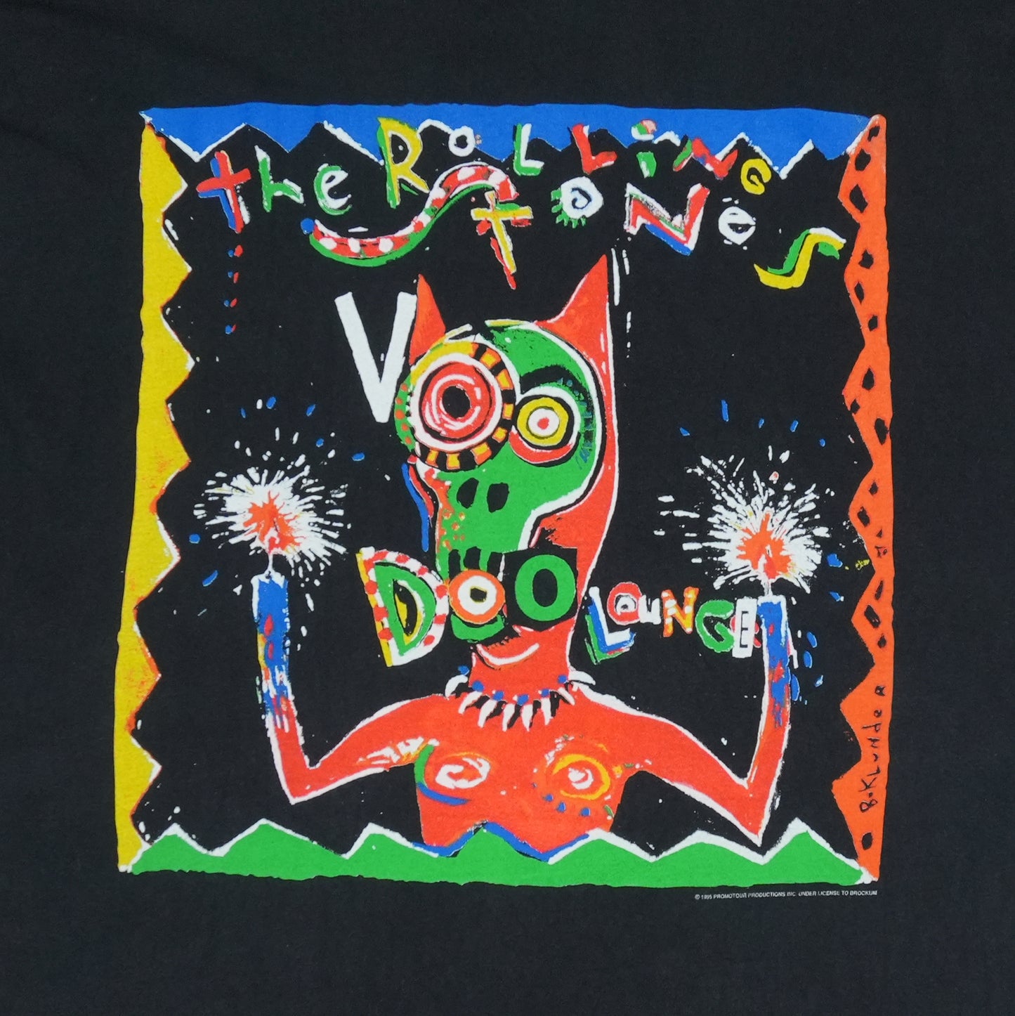 1995 Rolling Stones Voodoo Lounge Tour Shirt