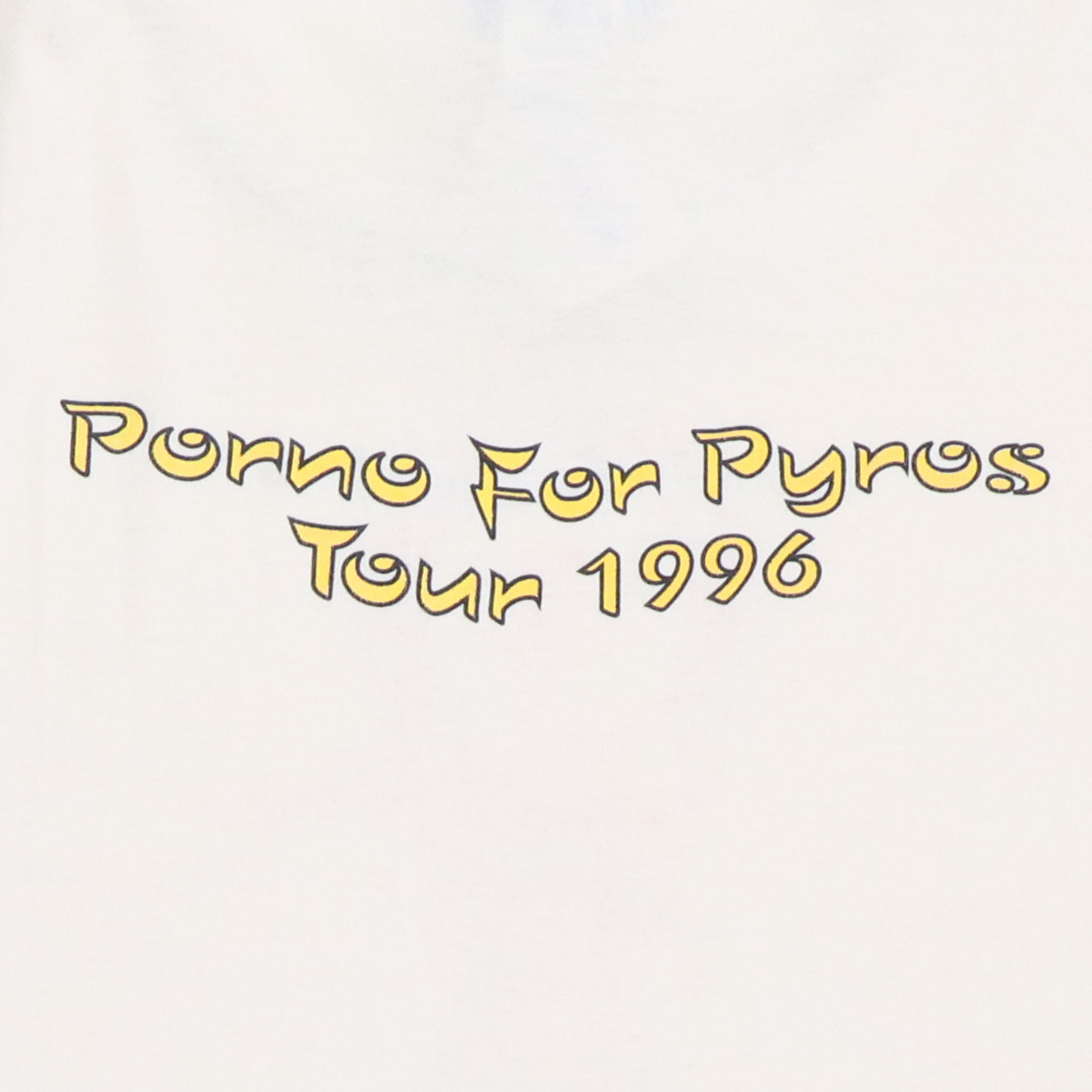 1996 Porno For Pyros Tour Color Change Shirt