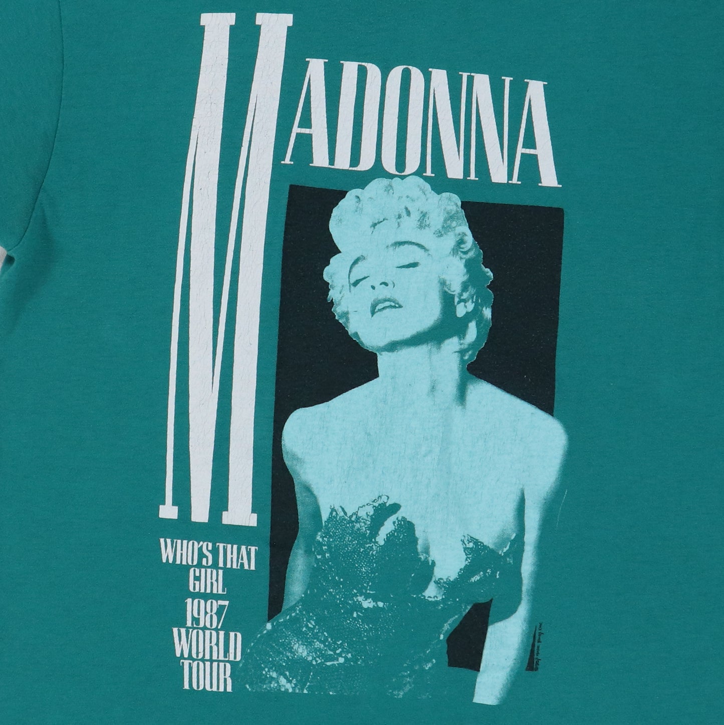 1987 Madonna Who's That Girl Tour Shirt