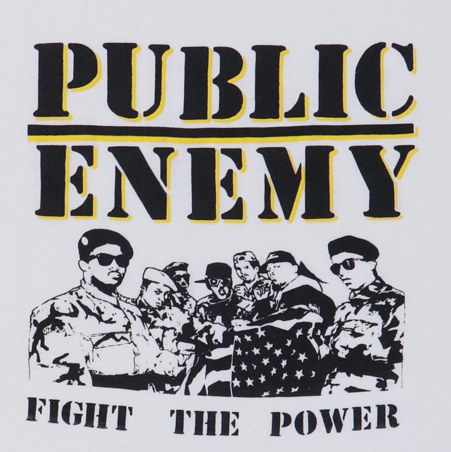 Original vintage 1990s Public Enemy Fight The Power Shirt | WyCo
