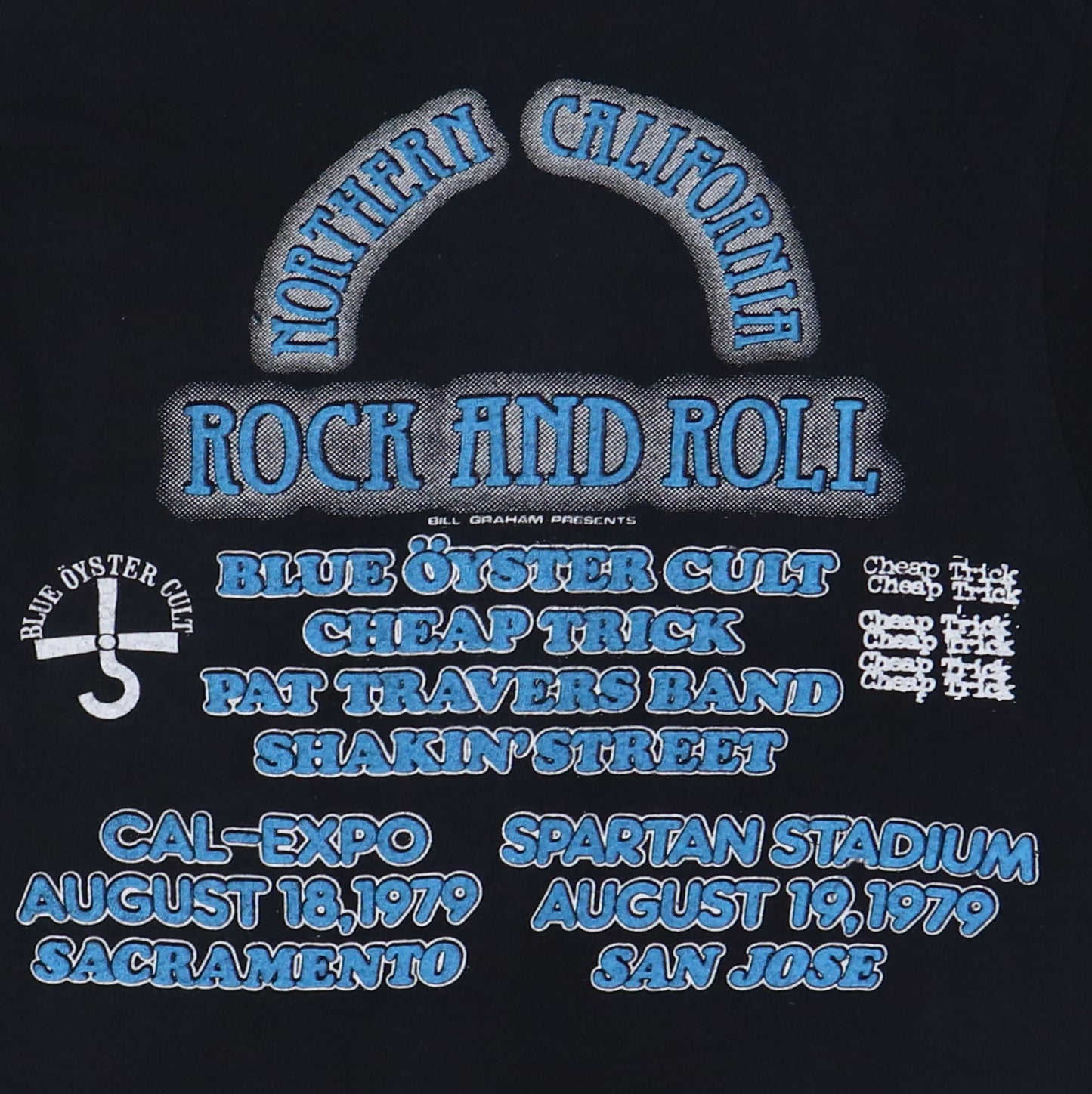 1979 Northern California Rock & Roll Festival Shirt