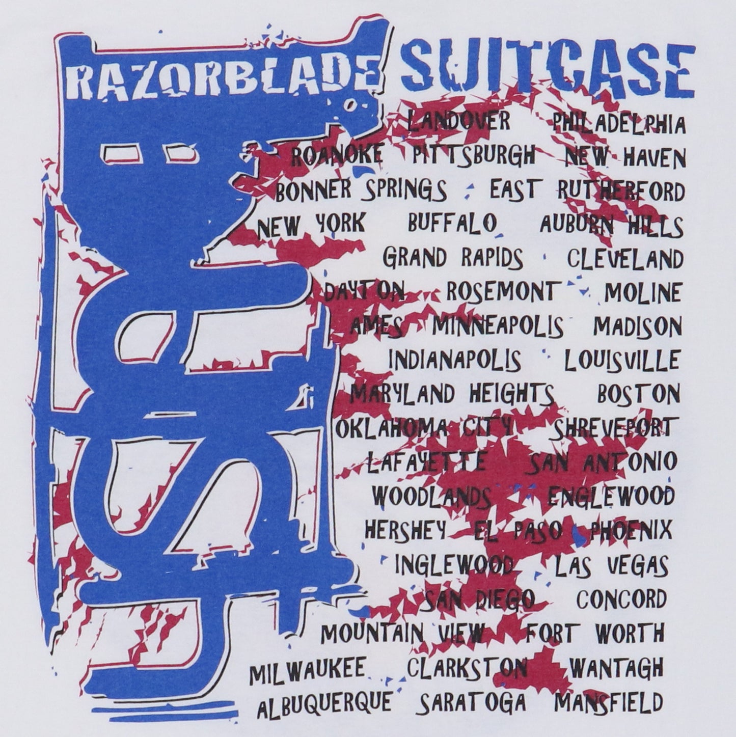 1997 Bush Razorblade Suitcase Tour Shirt