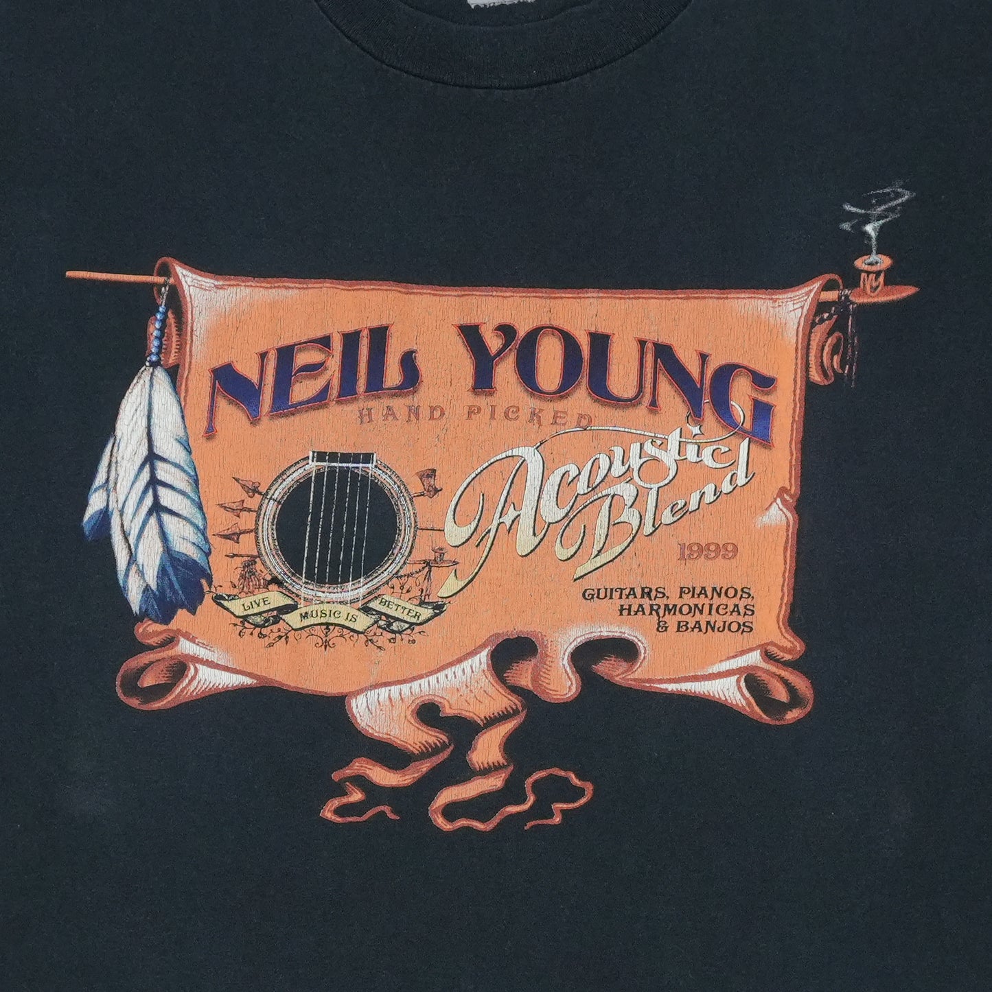 1999 Neil Young Acoustic Tour Shirt