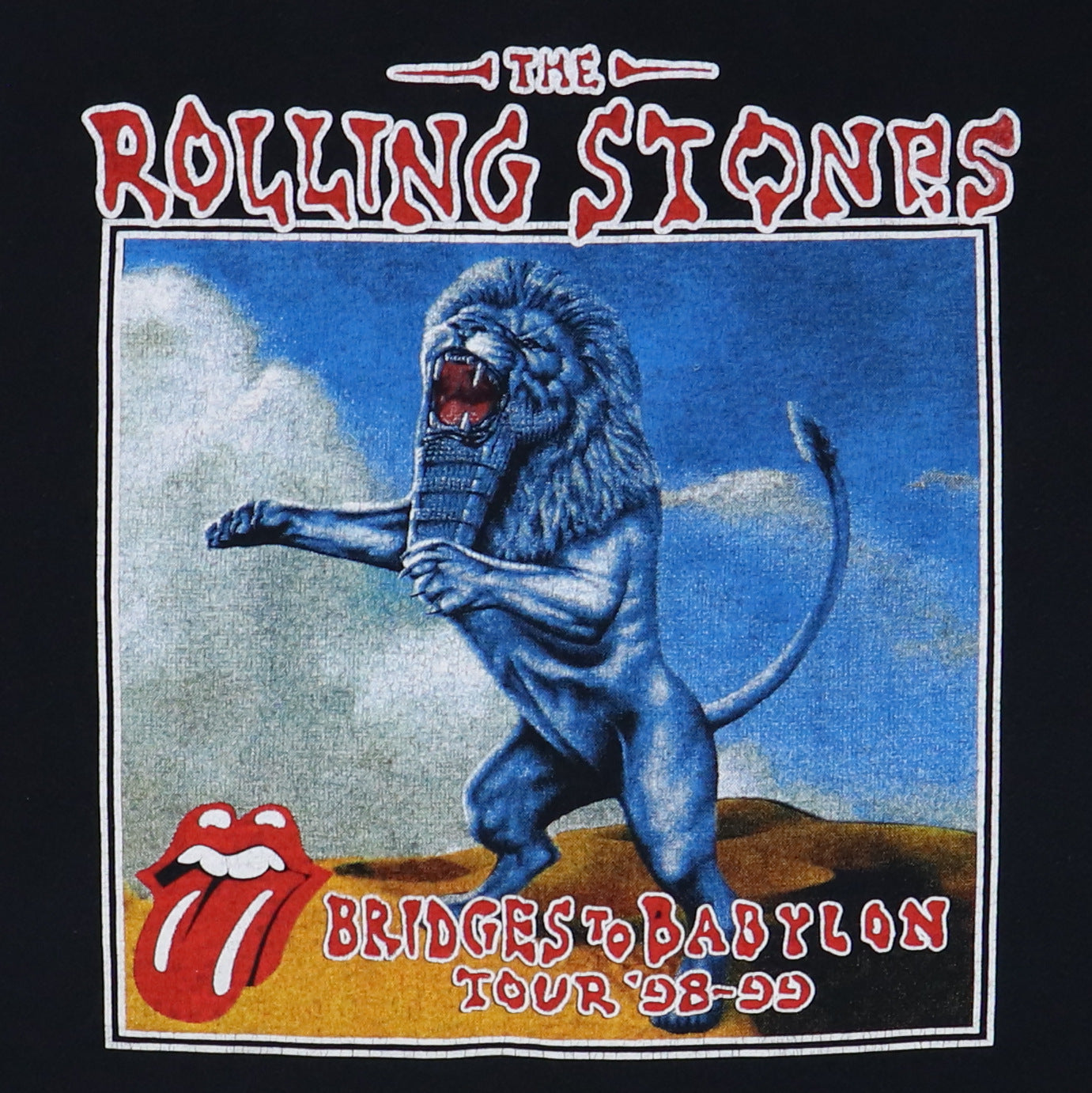 Original vintage 1998 Rolling Stones Bridges To Babylon Tour