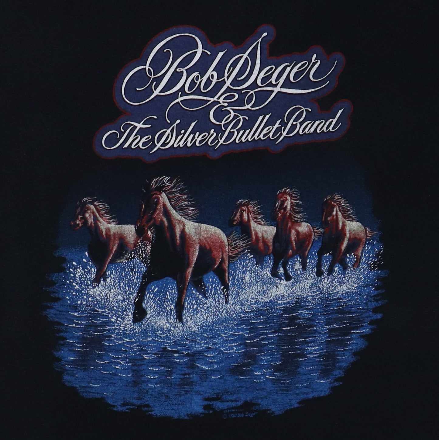 1980 Bob Seger Against The Wind Tour Shirt