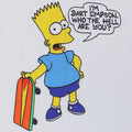 1990s Bart Simpson Who The Hell Are You Shirt