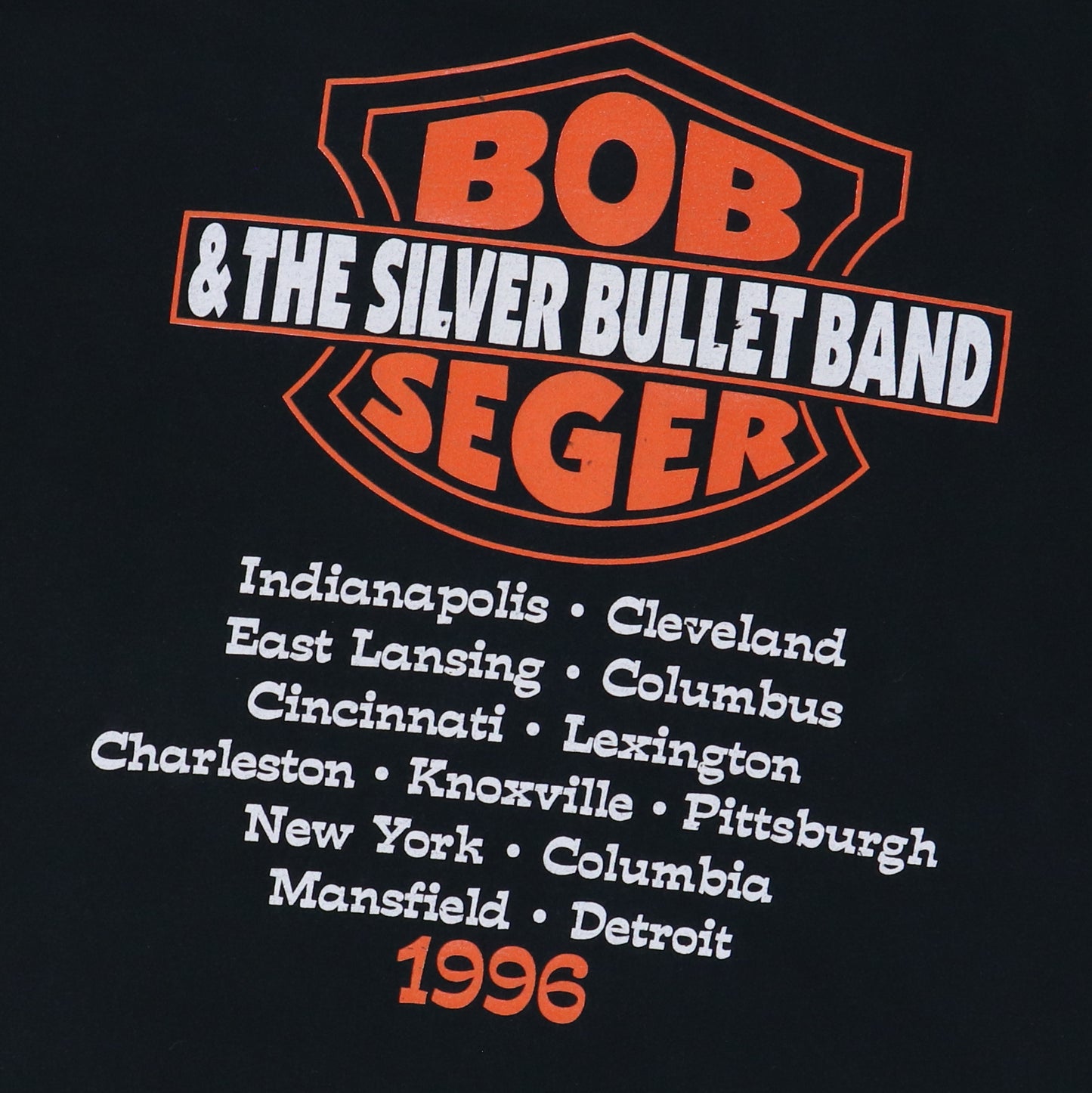 1996 Bob Seger It's A Mystery Tour Shirt