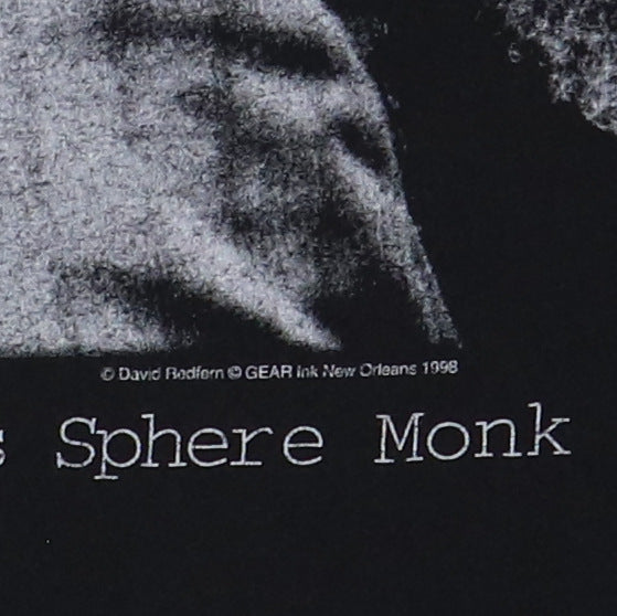 1998 Thelonious Monk Sphere Monk Shirt | Authentic Vintage Tee