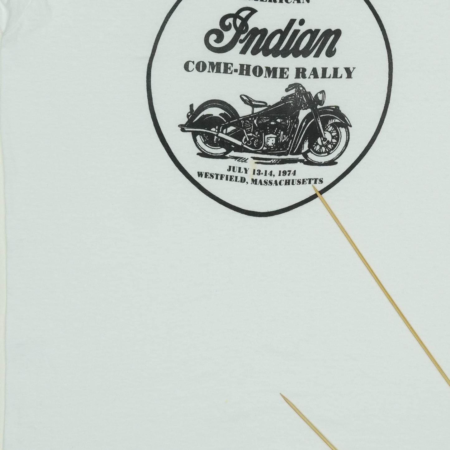 1974 Indian Motorcycles 3rd Annual Come Home Rally Shirt