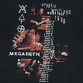1998 Megadeth Cryptic Writings Tour Shirt