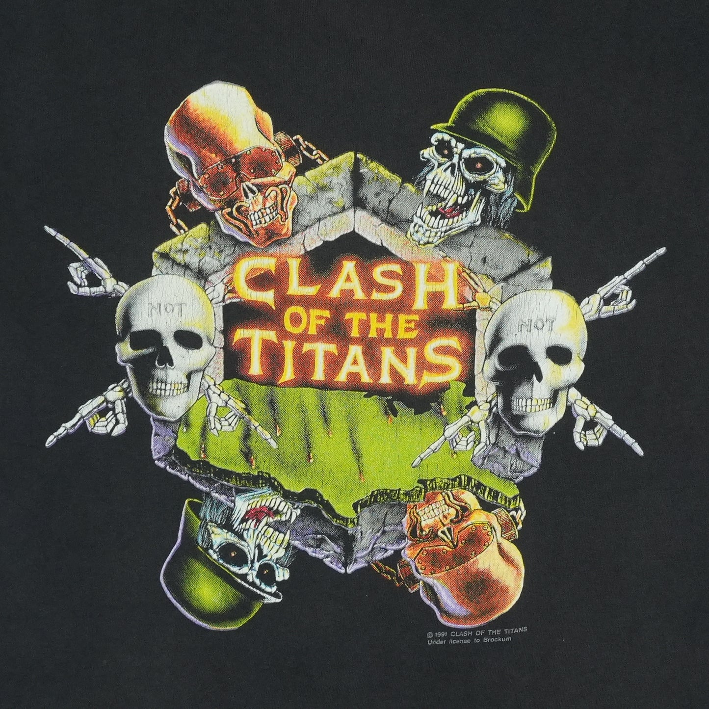 1991 Clash Of The Titans Tour Shirt