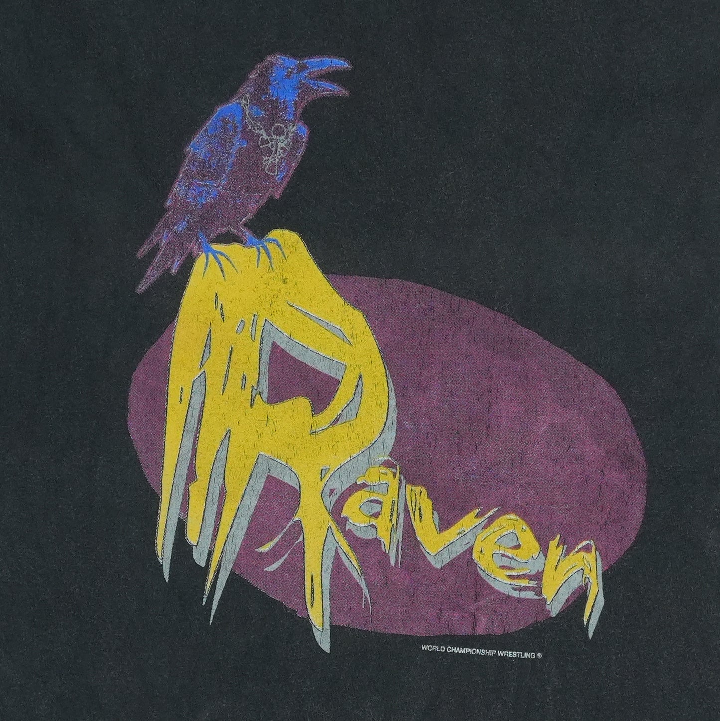 1990s Raven WCW Wrestling Shirt