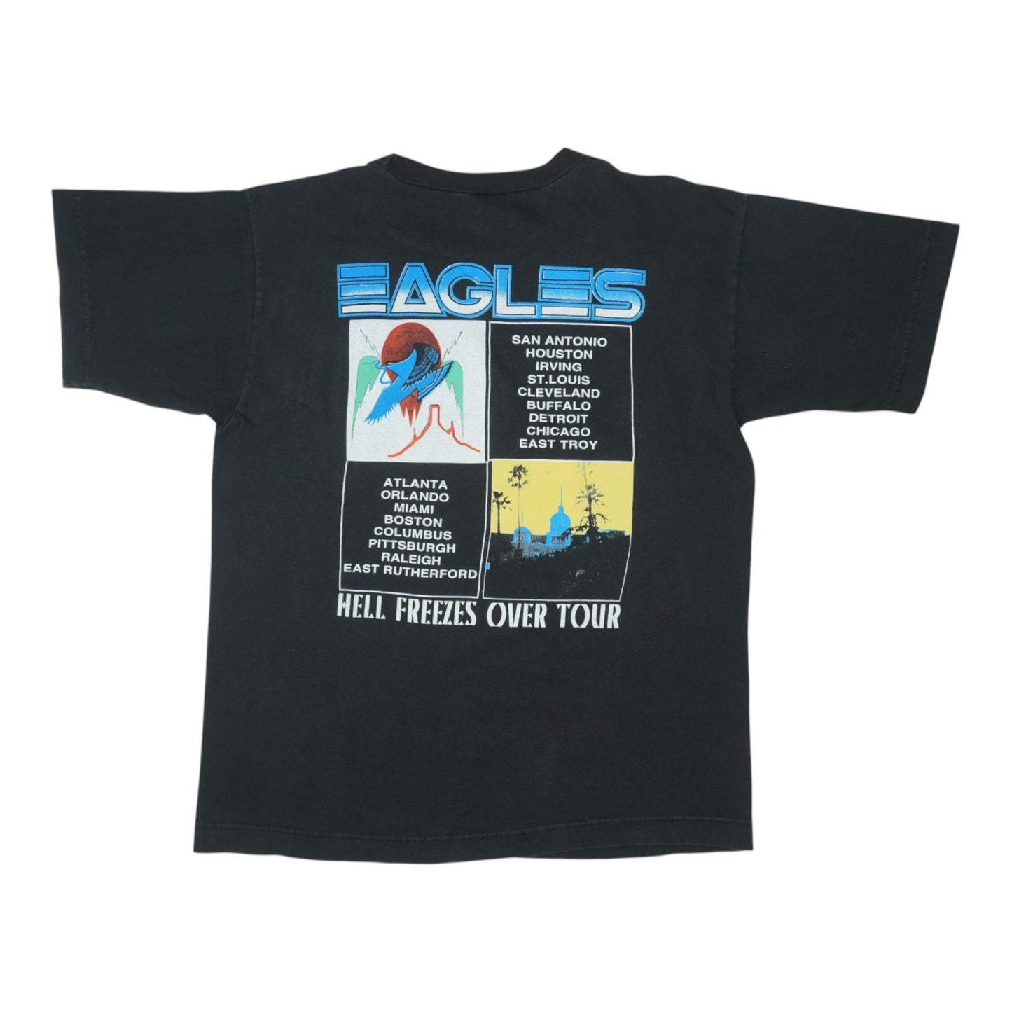 1994 Eagles Hell Freezes Over Tour Shirt Back