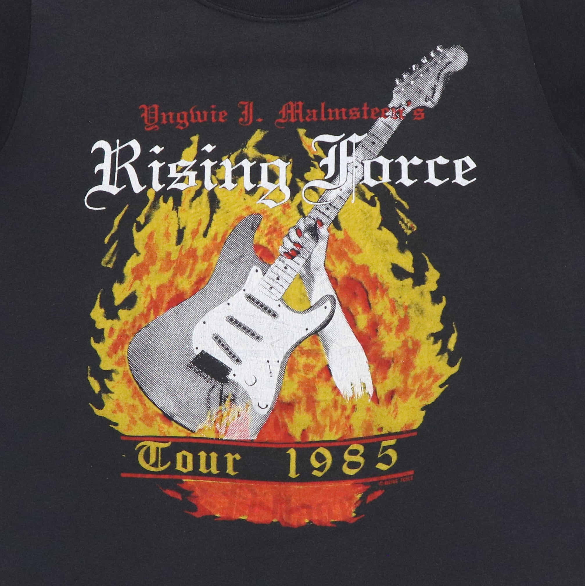 1985 Yngwie Malmsteen Rising Force Tour Shirt – WyCo Vintage