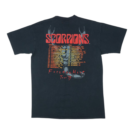 1994 Scorpions Face The Heat Tour Shirt Back