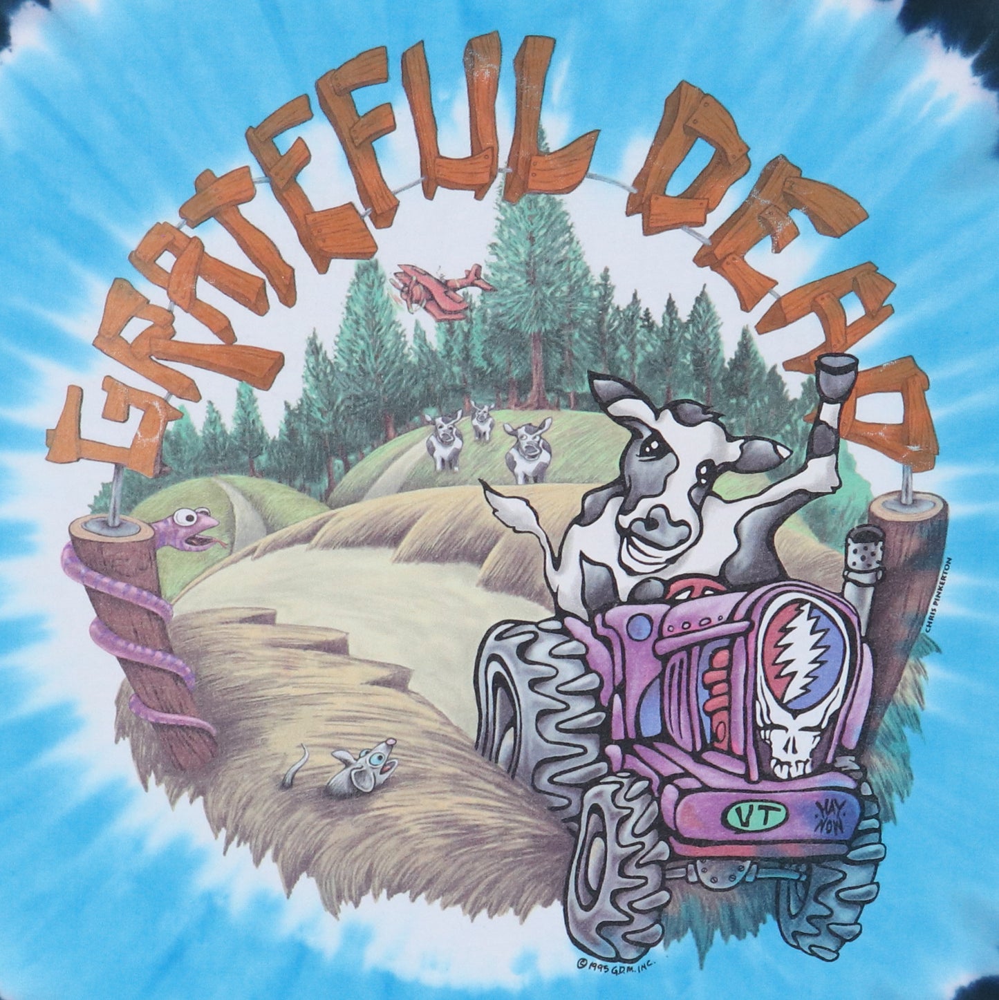 1995 Grateful Dead Highgate Tie Dye Shirt