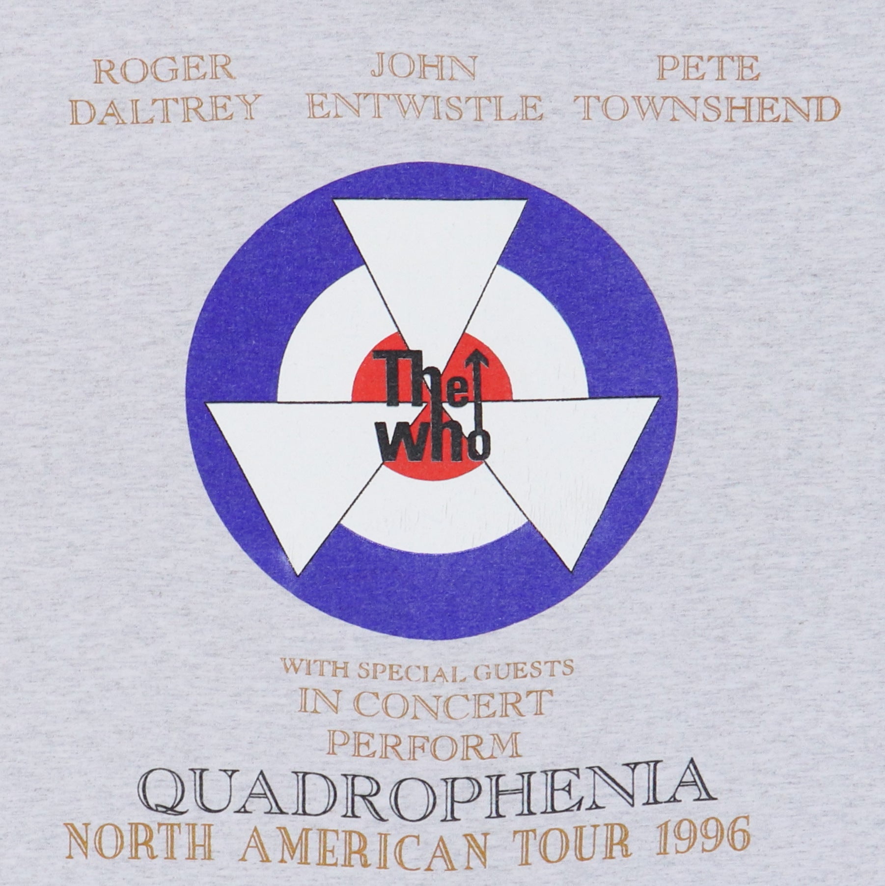 Original vintage 1996 The Who Quadrophenia Tour Shirt | WyCo