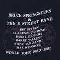 1980 Bruce Springsteen World Tour Shirt