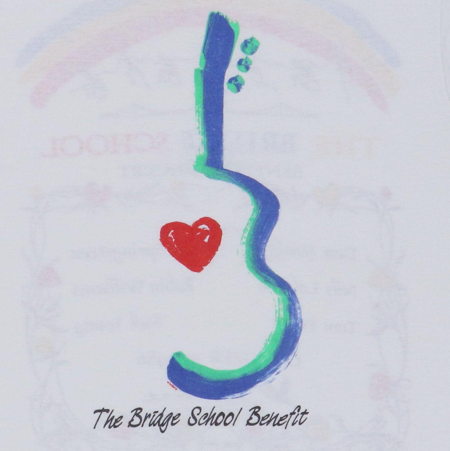 1986 Bridge School Benefit Concert Shirt