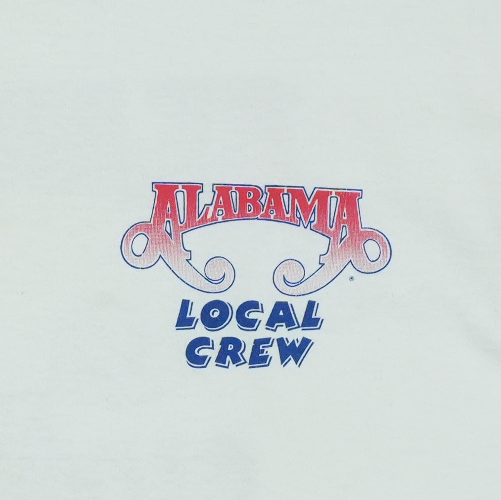 1996 Alabama Local Crew Tour Shirt
