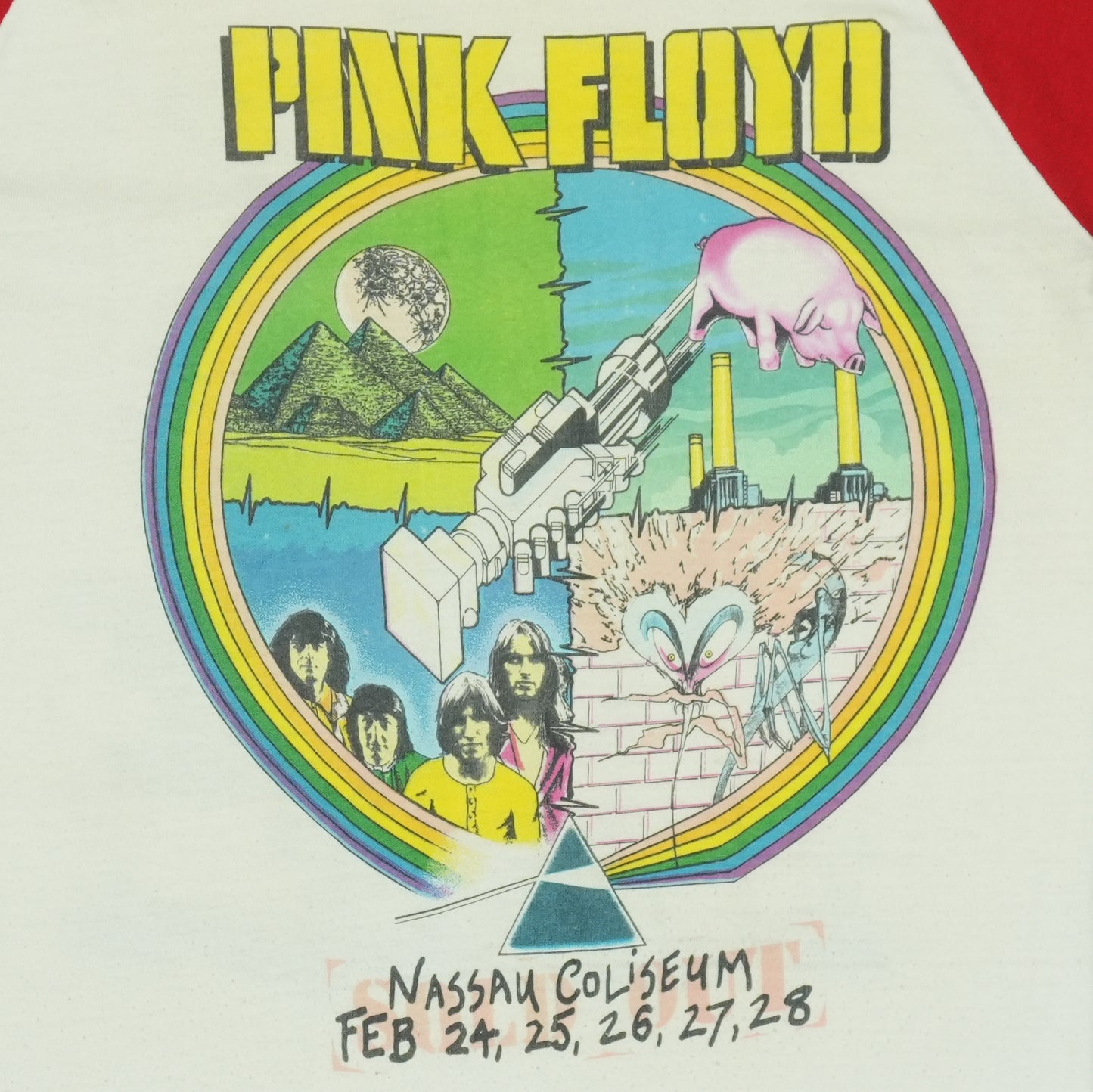 1980 Pink Floyd The Wall Concert Tour Jersey Shirt