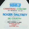 1985 Roger Daltry Christmas Concert Jersey Shirt