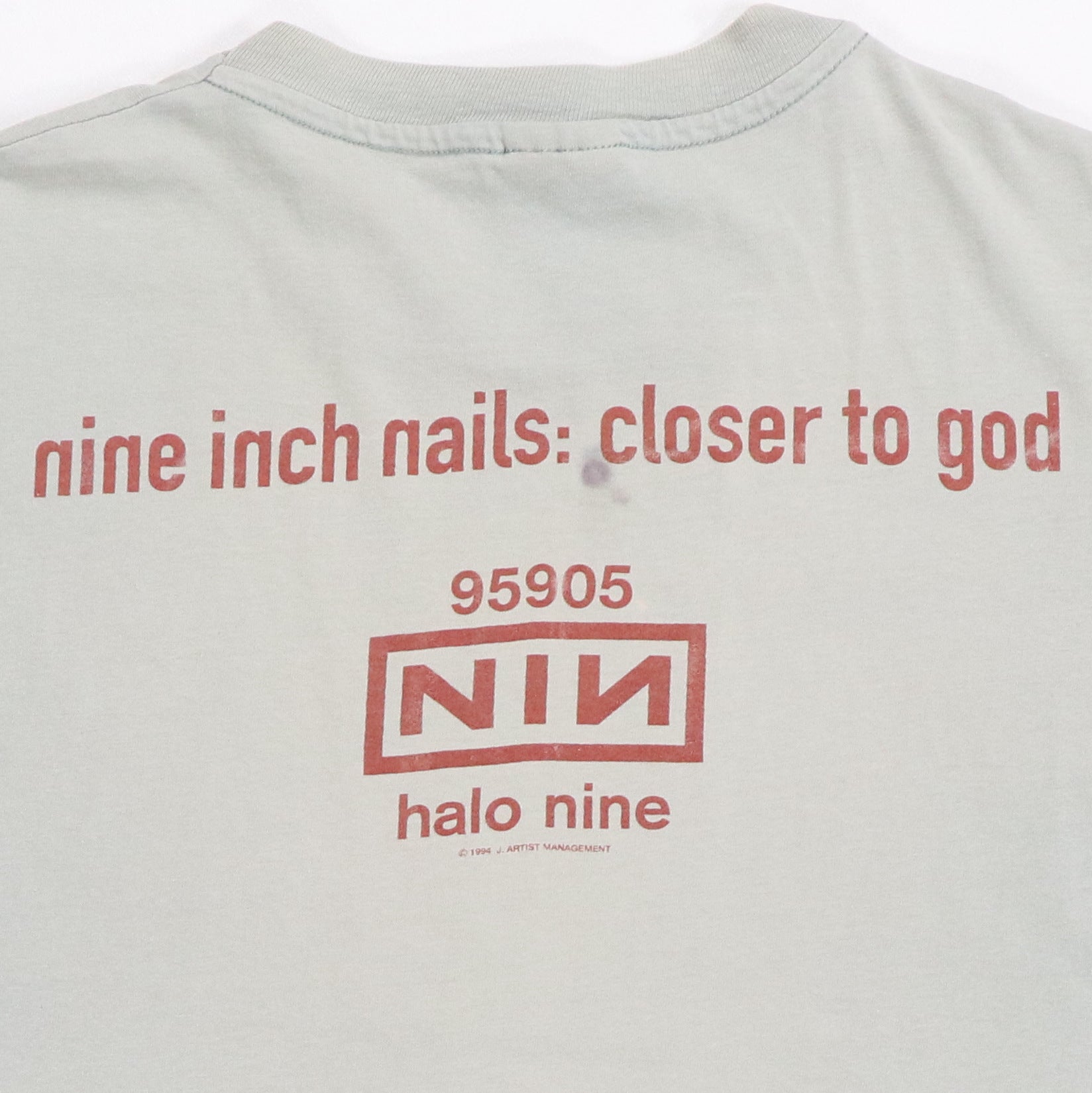1994 Nine Inch Nails Closer To God Shirt – WyCo Vintage