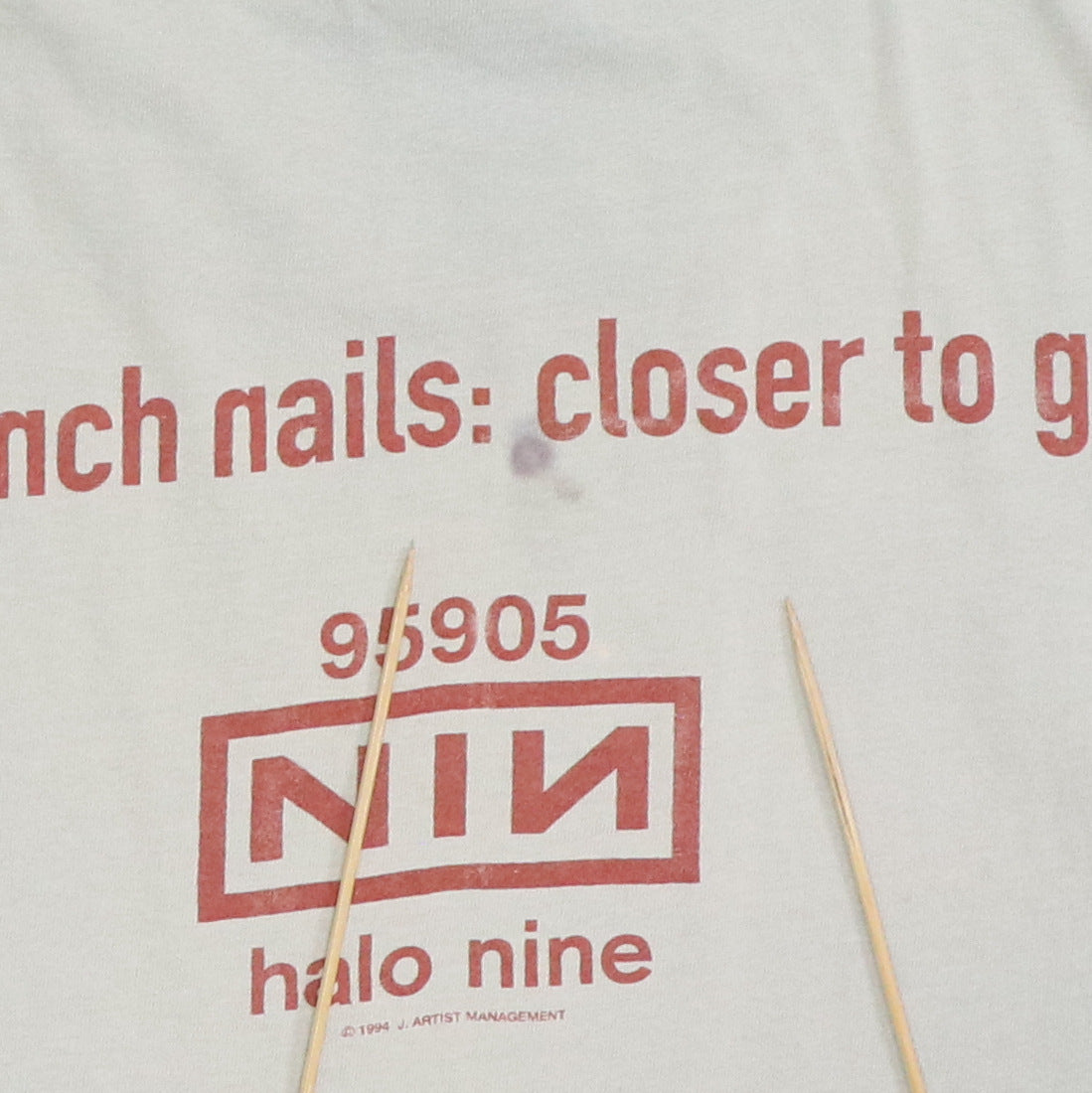 1994 Nine Inch Nails Closer To God Shirt – WyCo Vintage