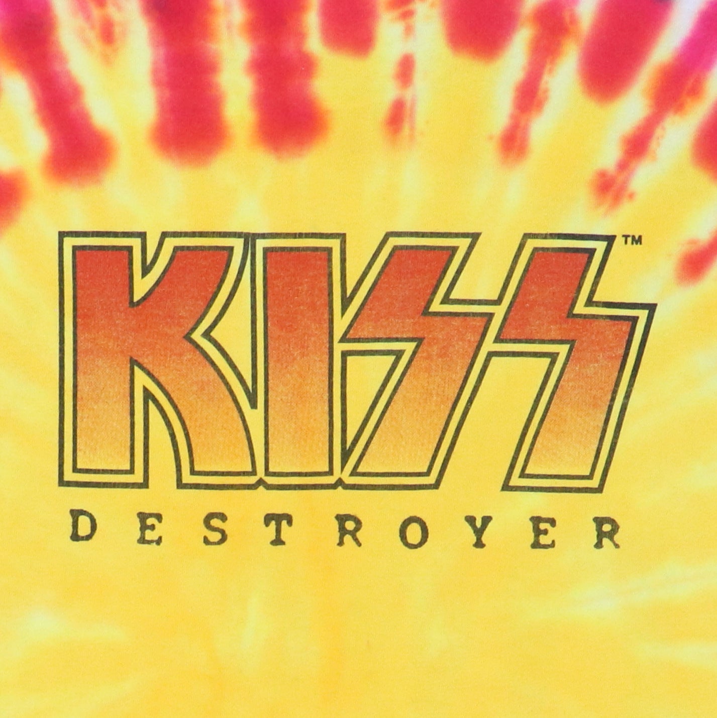 1997 Kiss Destroyer Tie Dye Shirt
