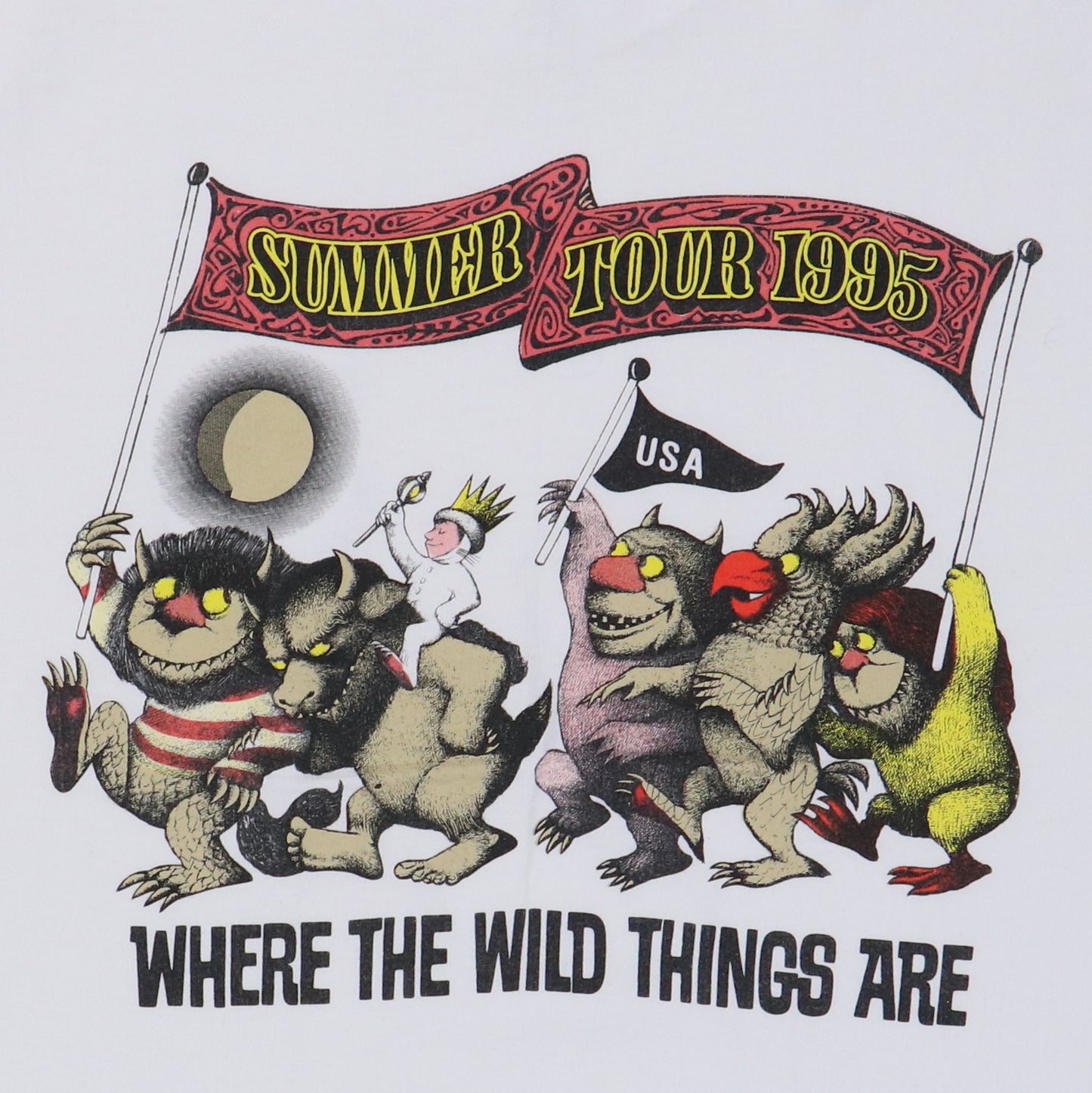 1995 Grateful Dead Where The Wild Things Are Tour Shirt