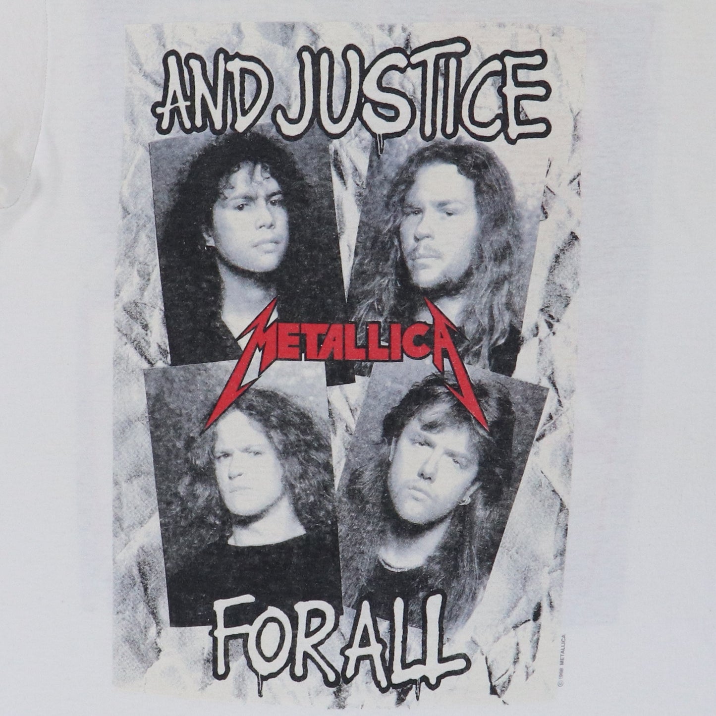 1988 Metallica And Justice For All Shirt