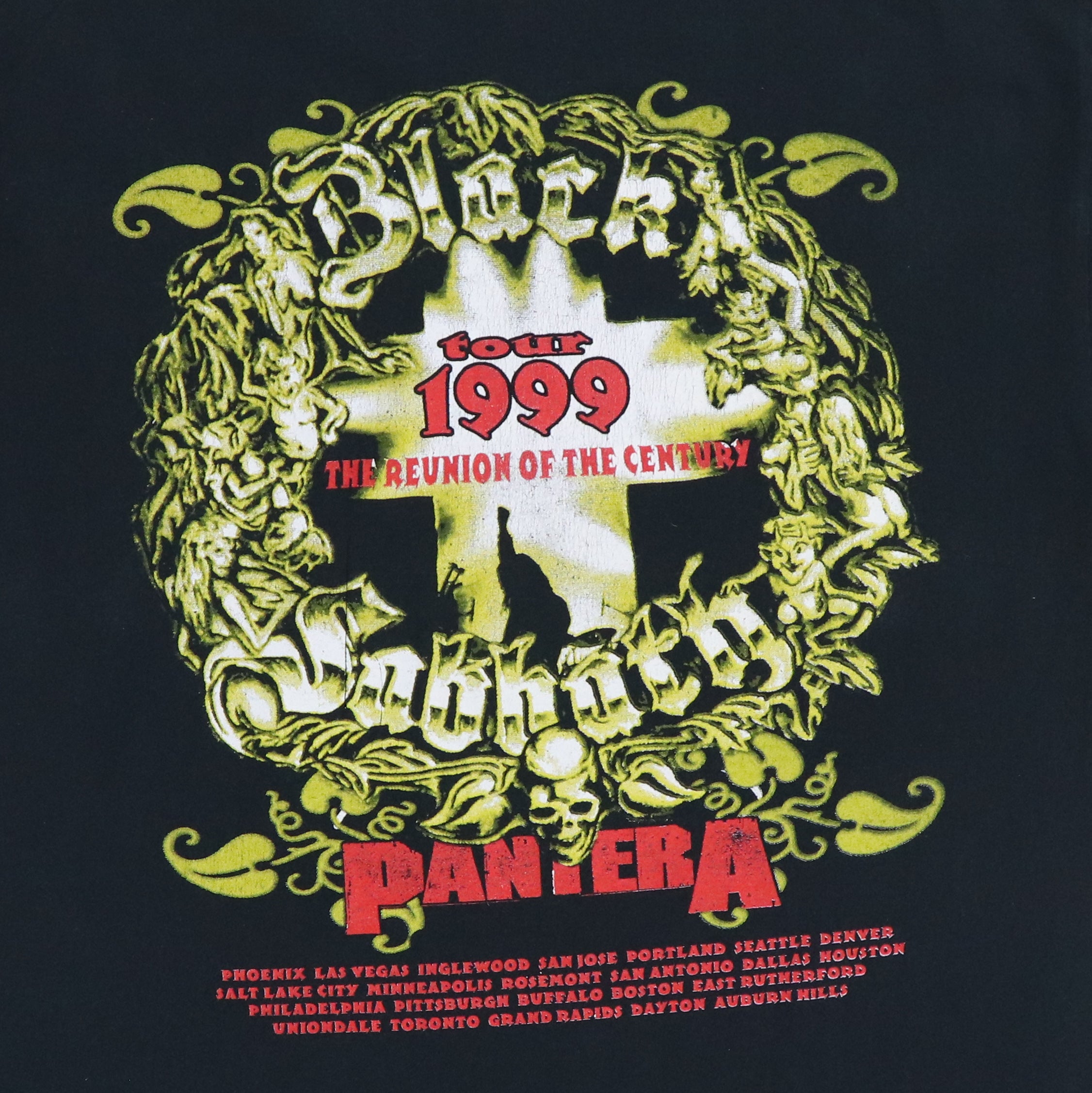 Original vintage 1999 Black Sabbath Reunion Tour Shirt | WyCo Vintage