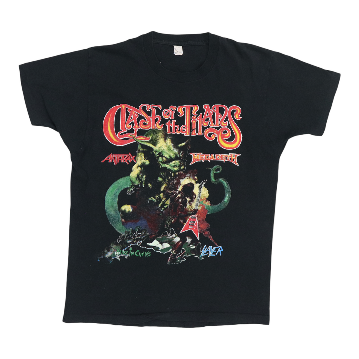 1990 Clash Of The Titans Tour Shirt | Authentic Vintage Tee – WyCo