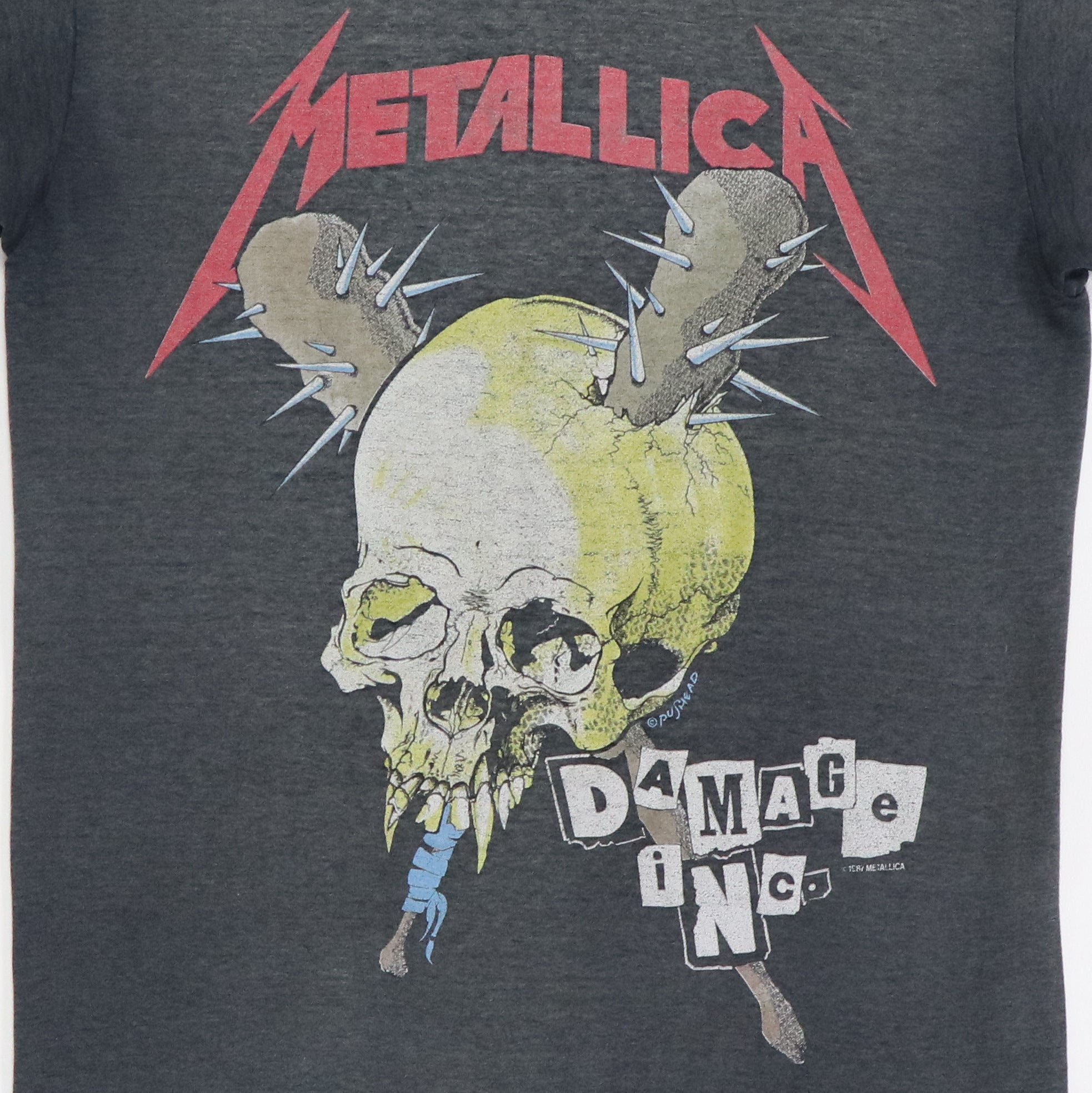 1987 Metallica Damage Inc Tour Shirt | Authentic Vintage Tee