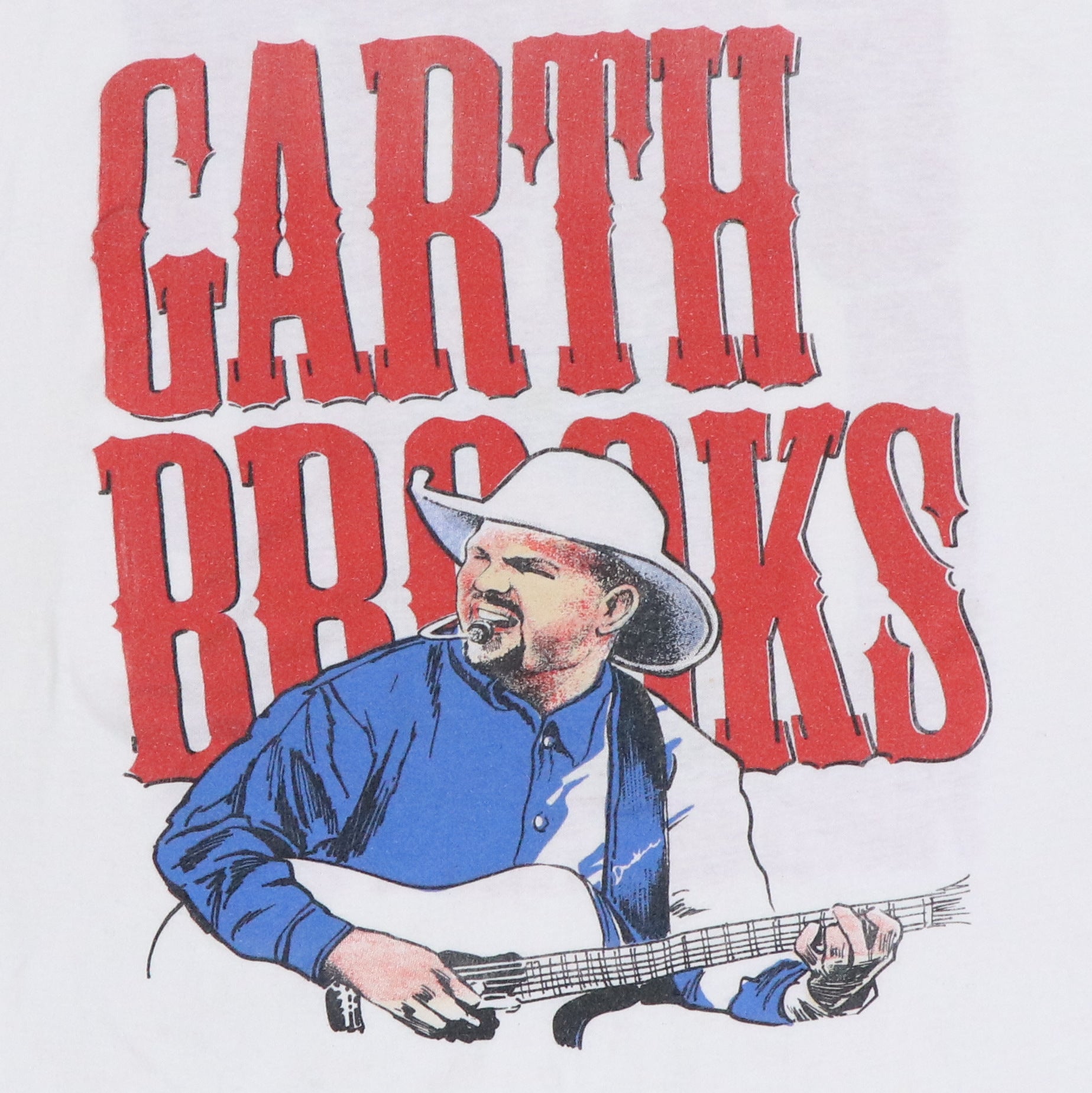 1997 Garth Brooks Central Park Concert Shirt | Authentic Vintage