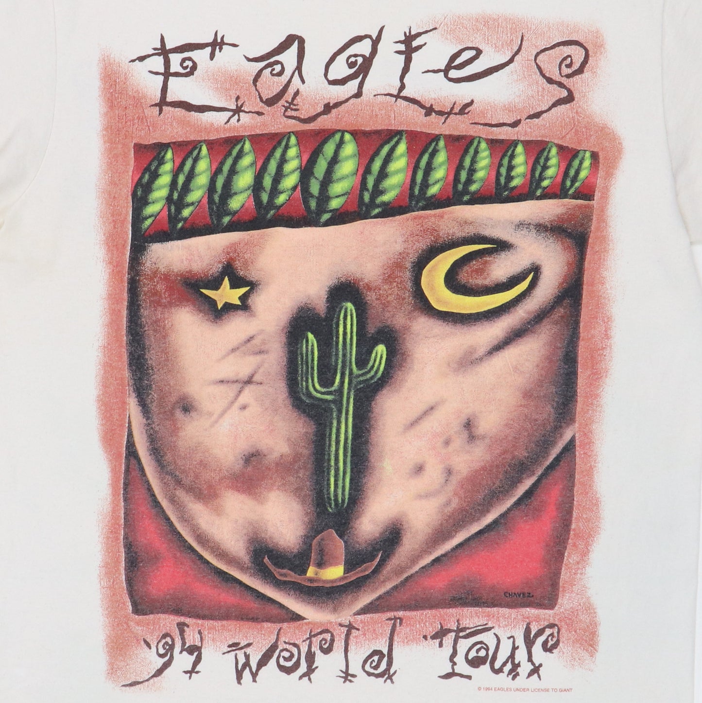 1994 Eagles Hell Freezes Over World Tour Shirt