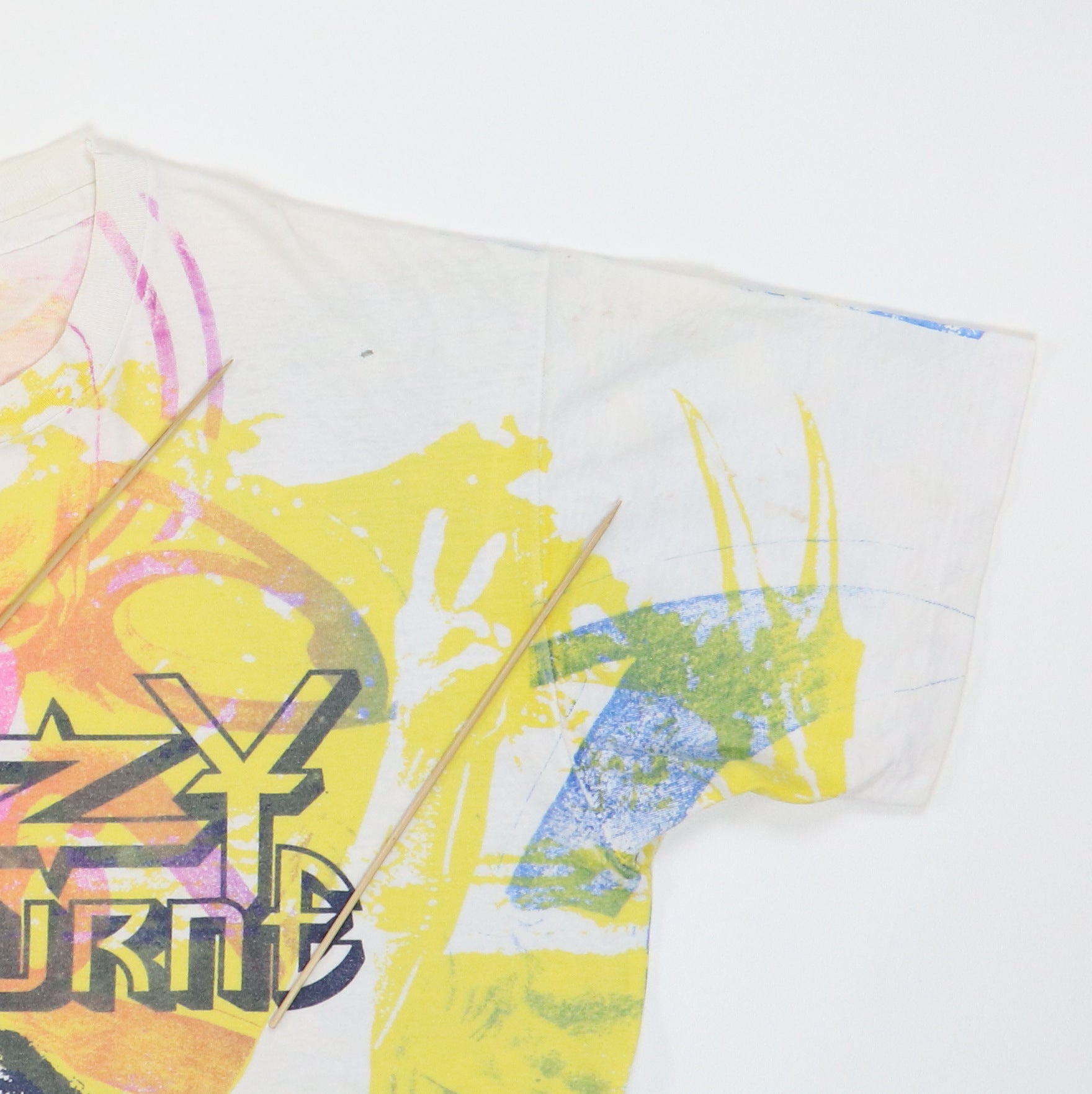 1991 Ozzy Osbourne All Over Print Shirt | Authentic Vintage Tee