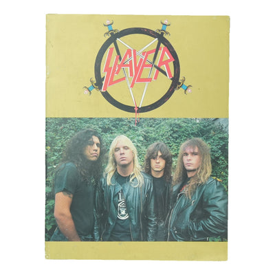1987 Slayer Reign In Blood Tour Program
