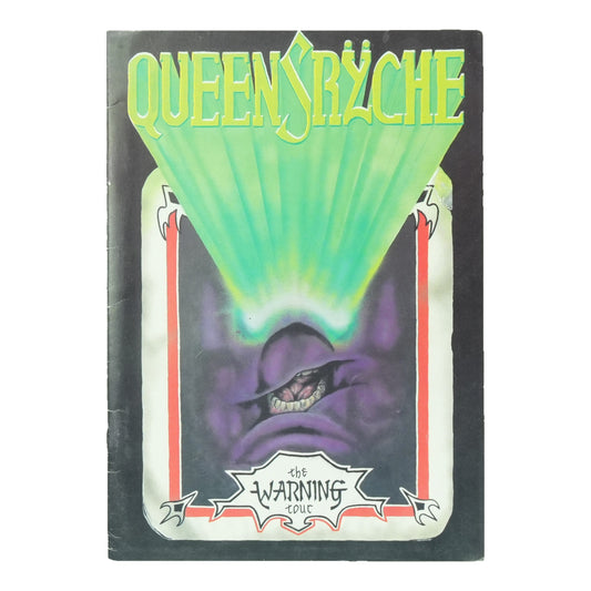 1984 Queensryche The Warning Tour Program, front cover