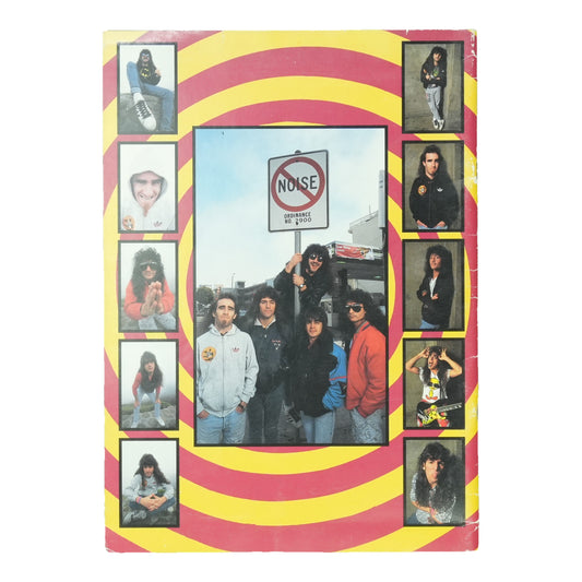 1988 Anthrax Road To Euphoria Tour Program, back cover