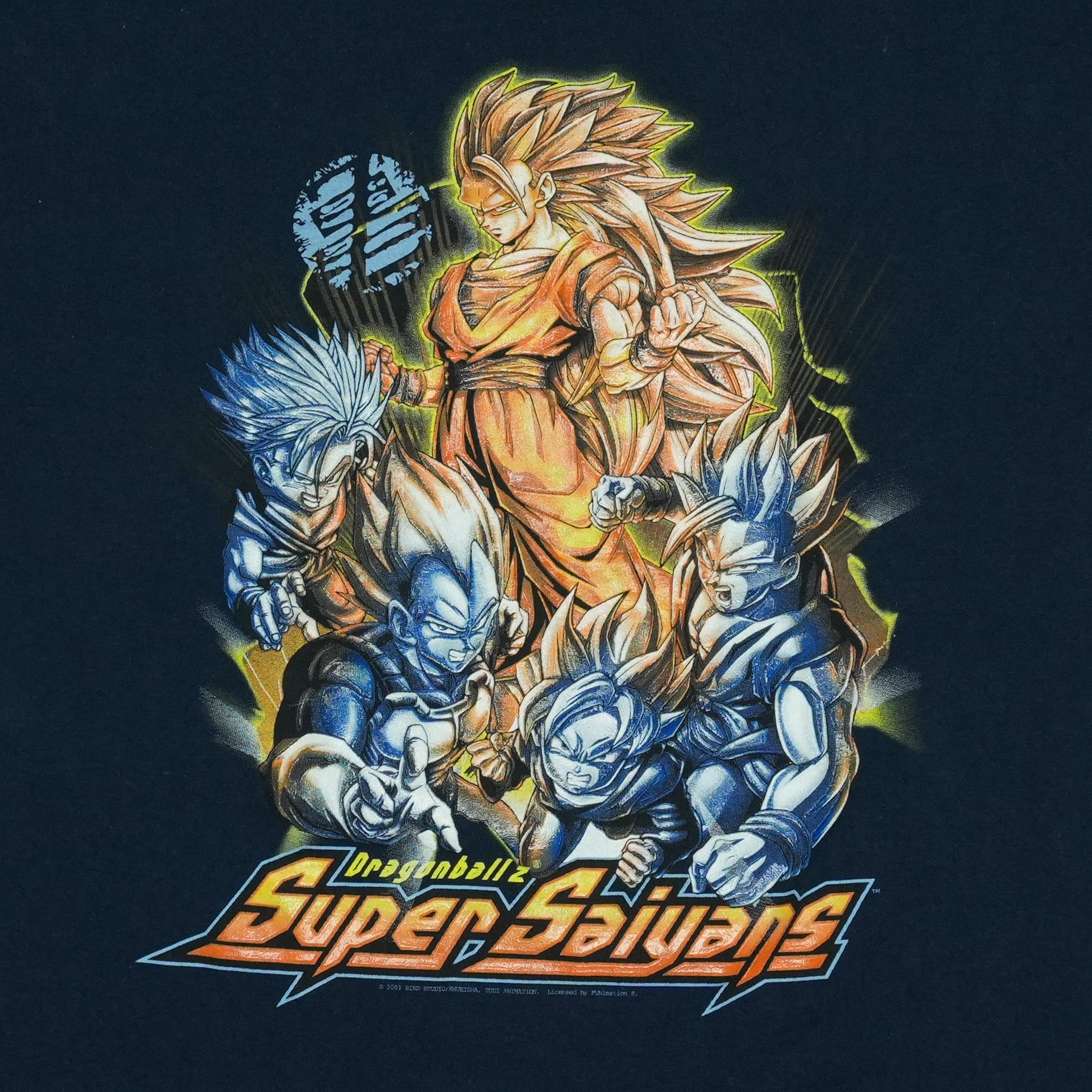 2003 Dragon Ball Z Super Saiyans Youth Shirt | Authentic Vintage