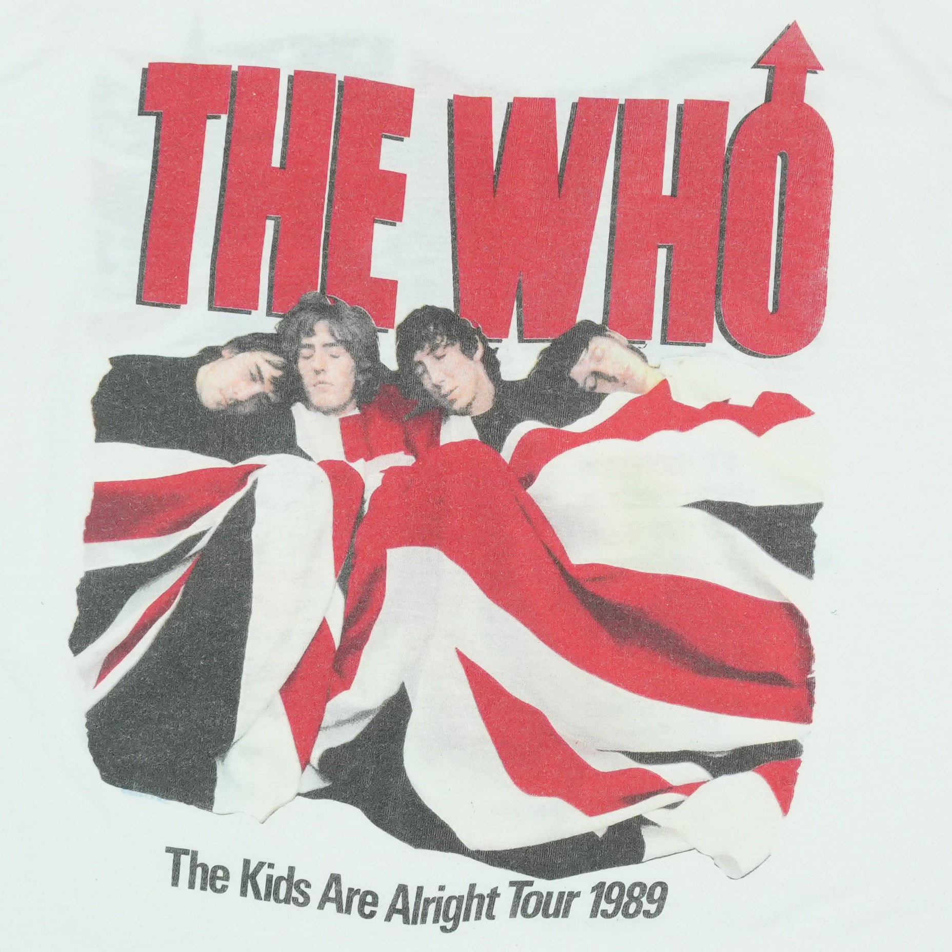【THE WHO✨ザフー✨KIDS ARE ALRIGHT TOUR✨Tシャツ】 1989 The Who Kids Are Alright Tour Shirt | Authentic Vintage Tee