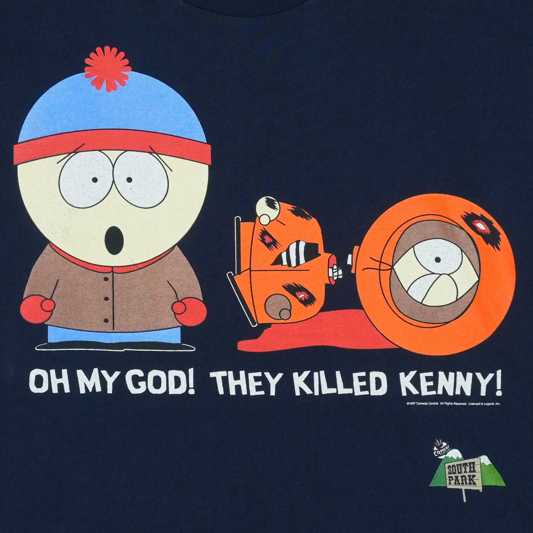 1997 South Park OMG They Killed Kenny Shirt | Authentic Vintage Tee