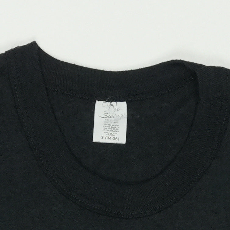 1980s Live To Ride Skull Motorcycle Shirt