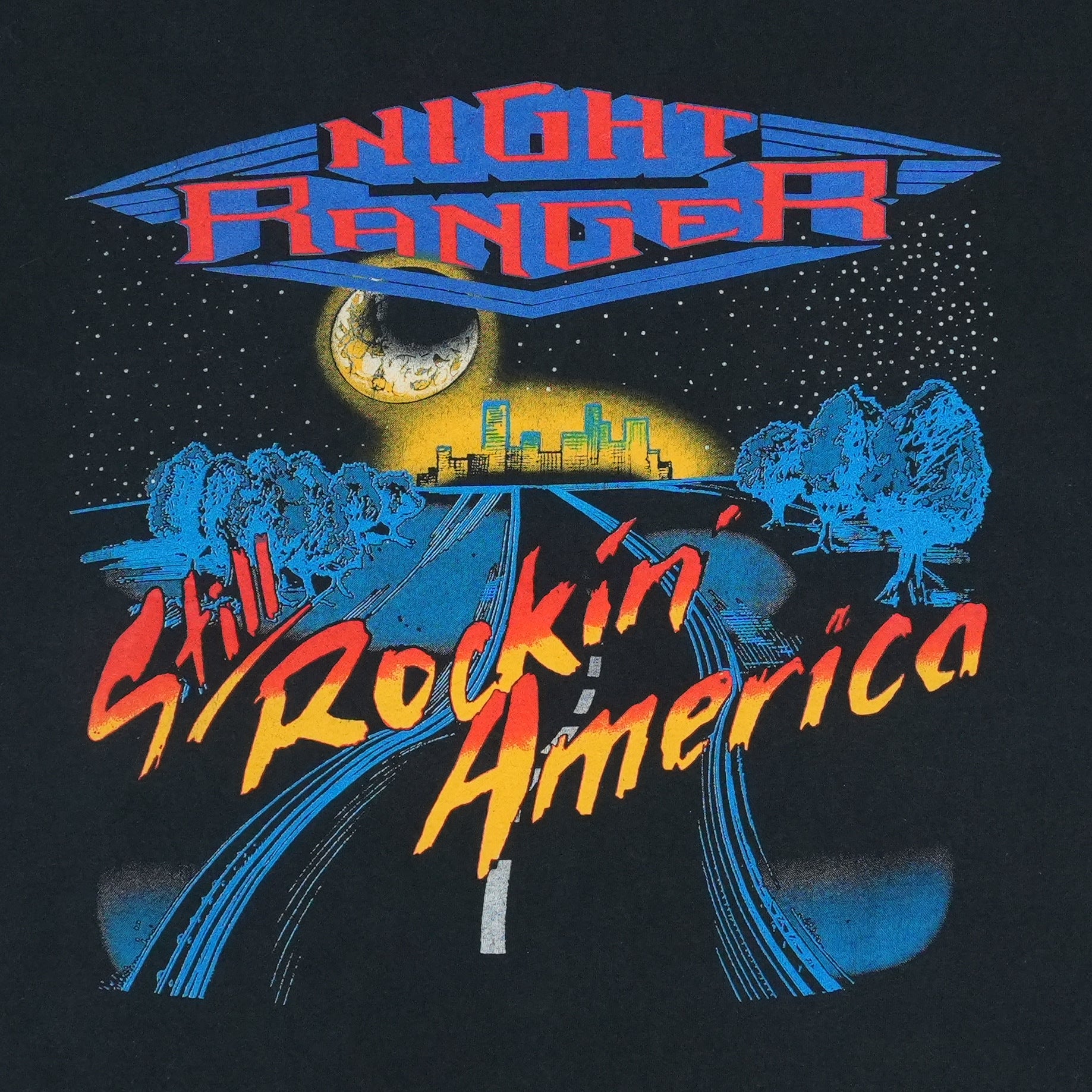 1996 Night Ranger Tour Shirt | Authentic Vintage Tee – WyCo Vintage