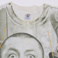 1998 Three Stooges Curly All Over Print Shirt