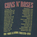 1991 Guns N Roses Bad Apple Tour Shirt