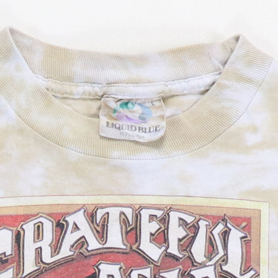 Original vintage 1990 Grateful Dead Tie Dye European Tour Shirt 